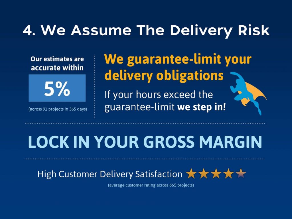 we assume the delivery risk infographic