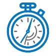 Fast Performance, Stop Watch Icon