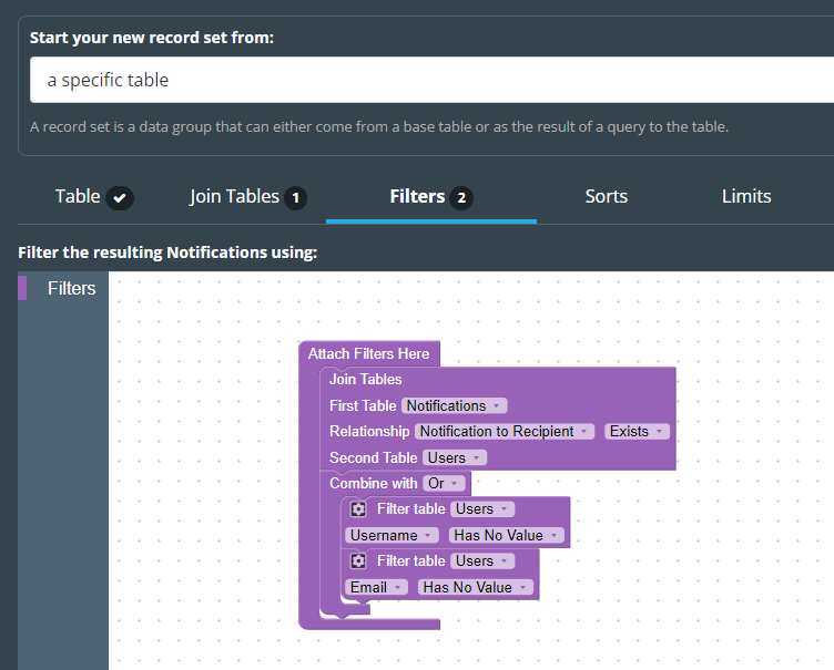 easy no code notification query with citizendeveloper